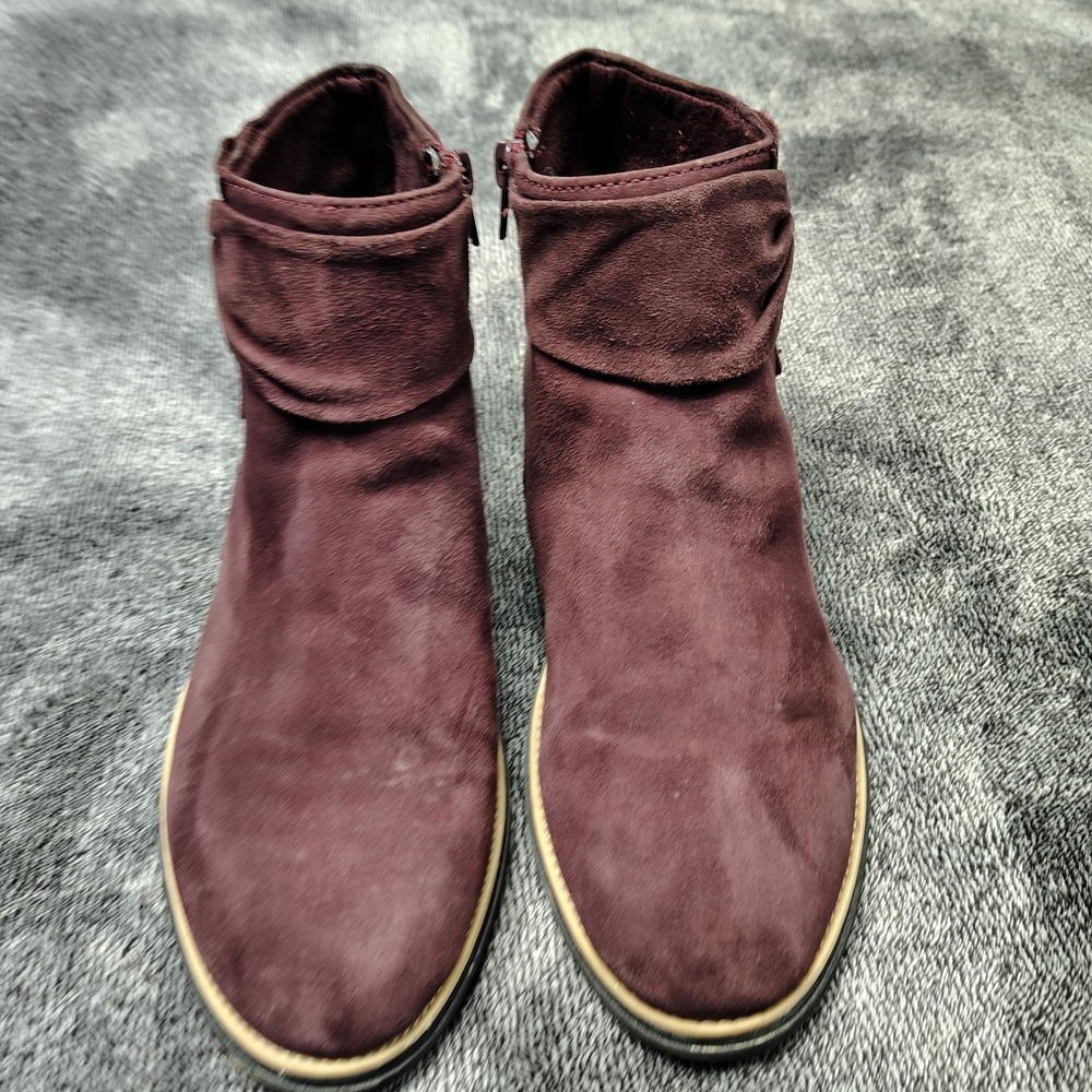 Clarks Women's Ankle Boots - Deep Burgundy